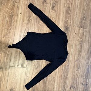 Abercrombie and fitch Black Long Sleeve Bodysuit